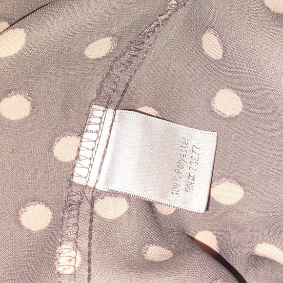 LC Lauren Conrad Pleated Scoop Neck Top Back Tie Closure Size XL - Picture 6 of 7